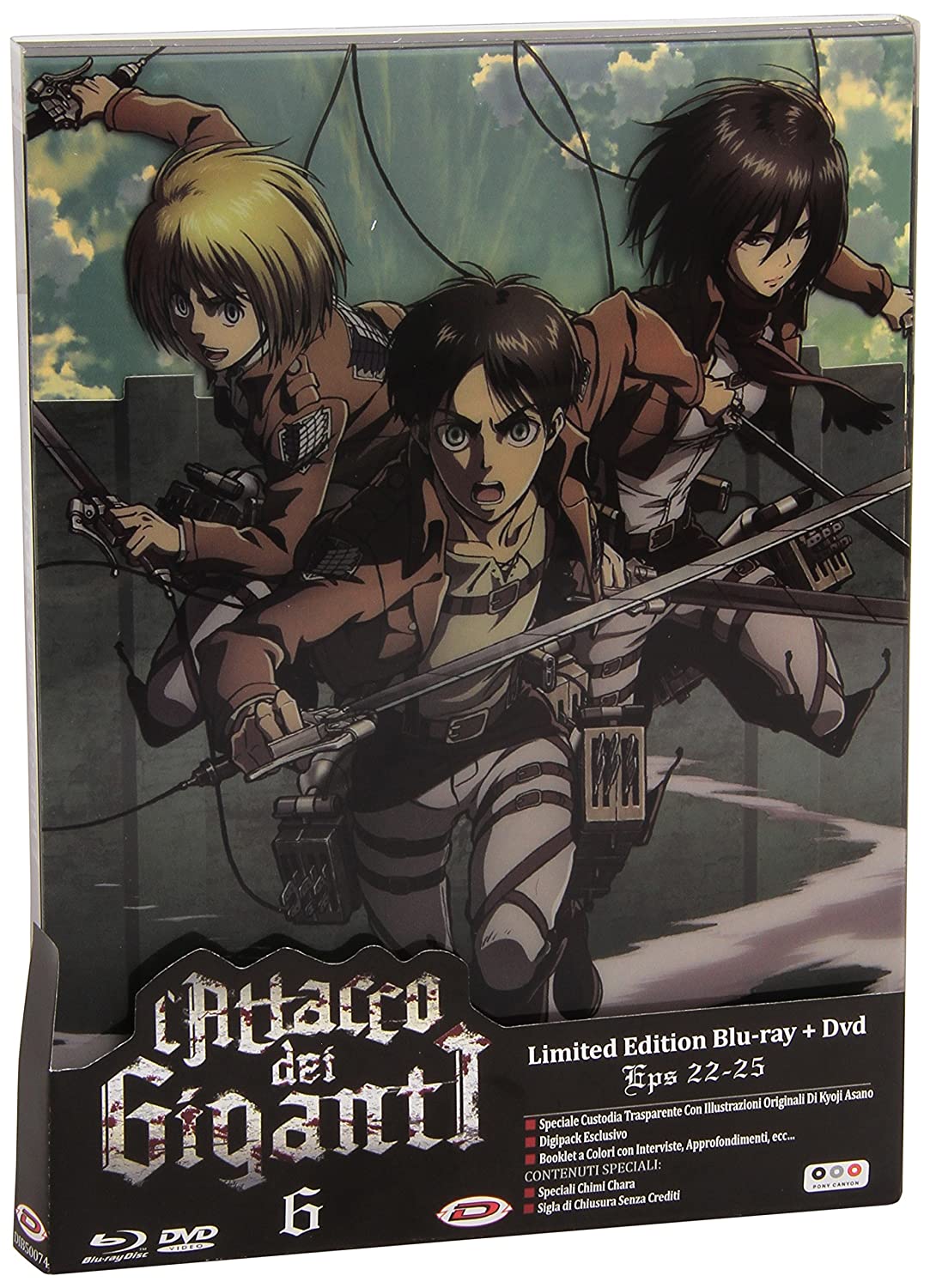 Attacco Dei Giganti (L') #06 (Eps 22-25) (Limited Edition) (Blu-Ray+Dvd)