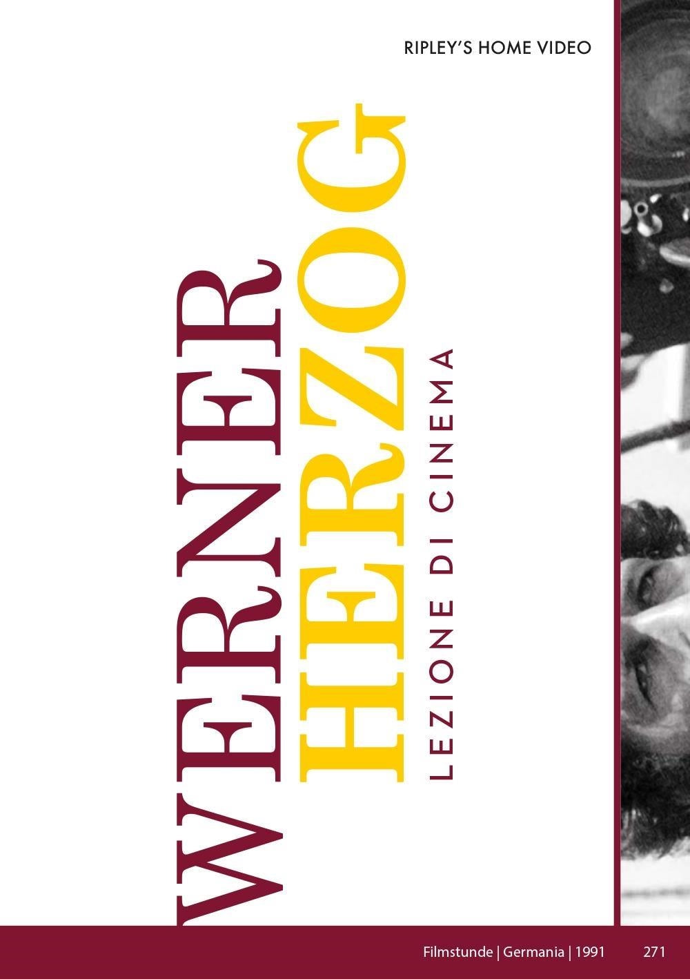 Werner Herzog - Lezione Di Cinema (2 Dvd)