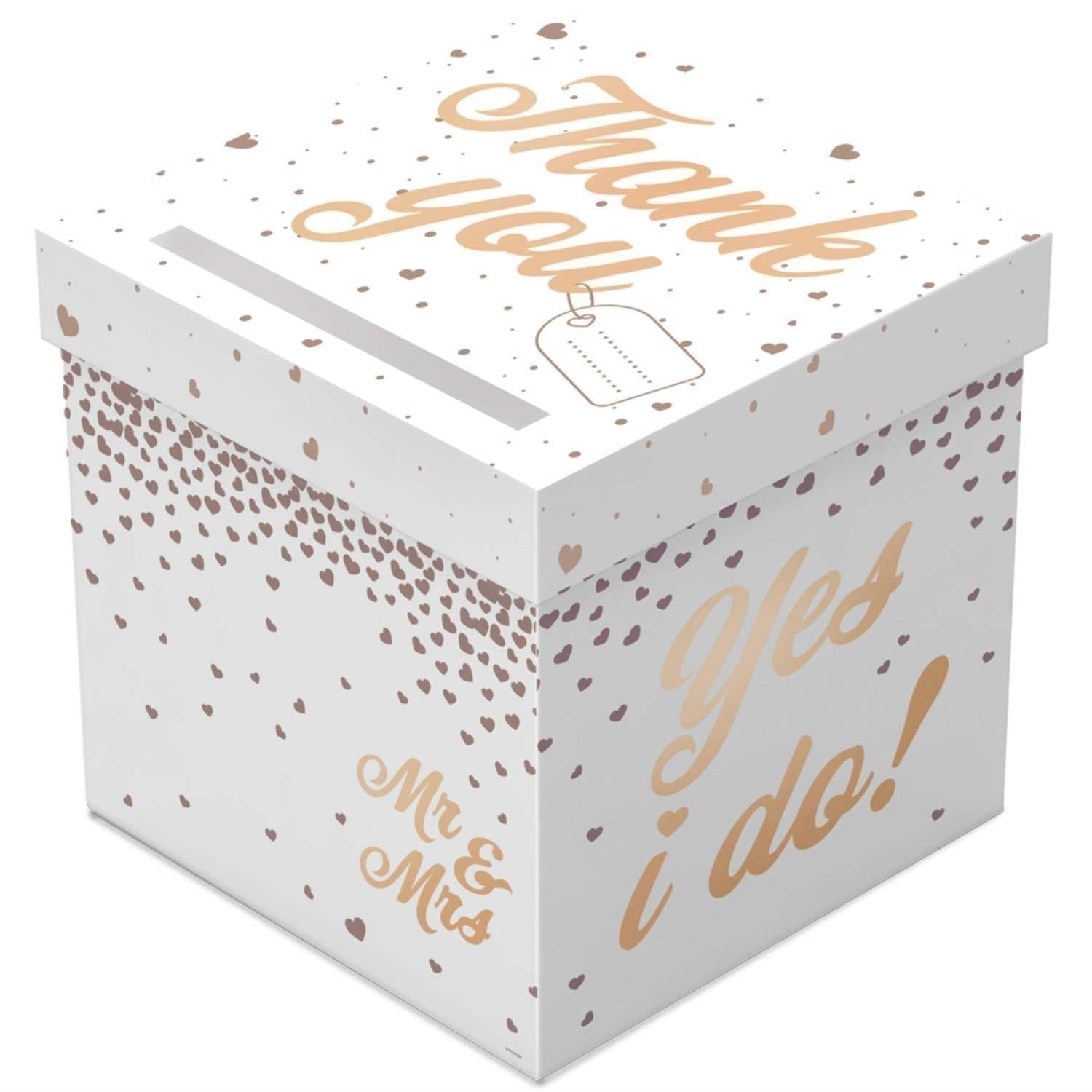 Folat: Enveloppe Gift Box Wedding Rosegold. Scatola Giftbox Matrimonio Rosa Gold