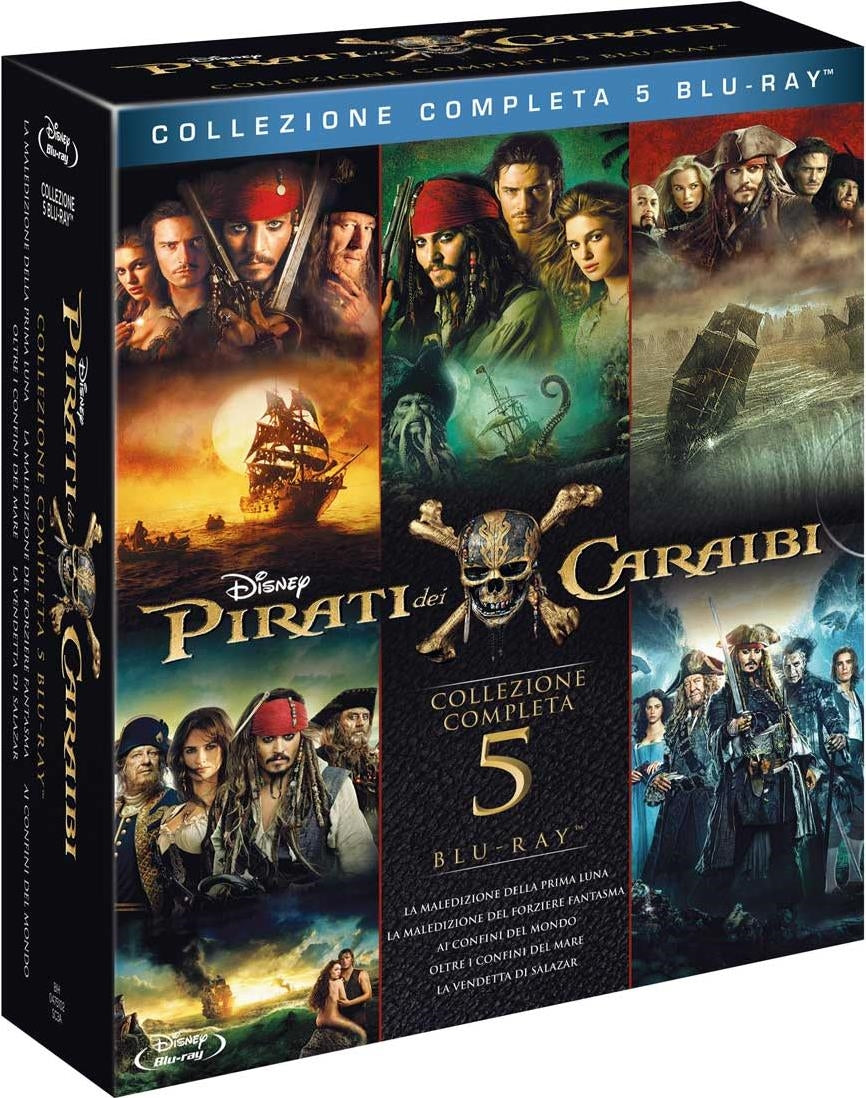 Pirati Dei Caraibi Collection 1-5 (5 Blu-Ray)