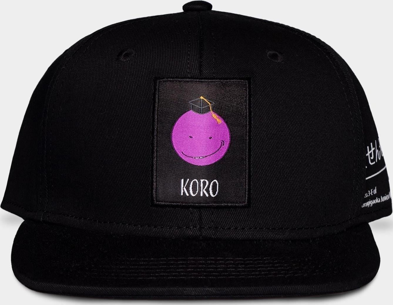 Assassination Classroom: Mens Snapback Cap Black (Cappellino)