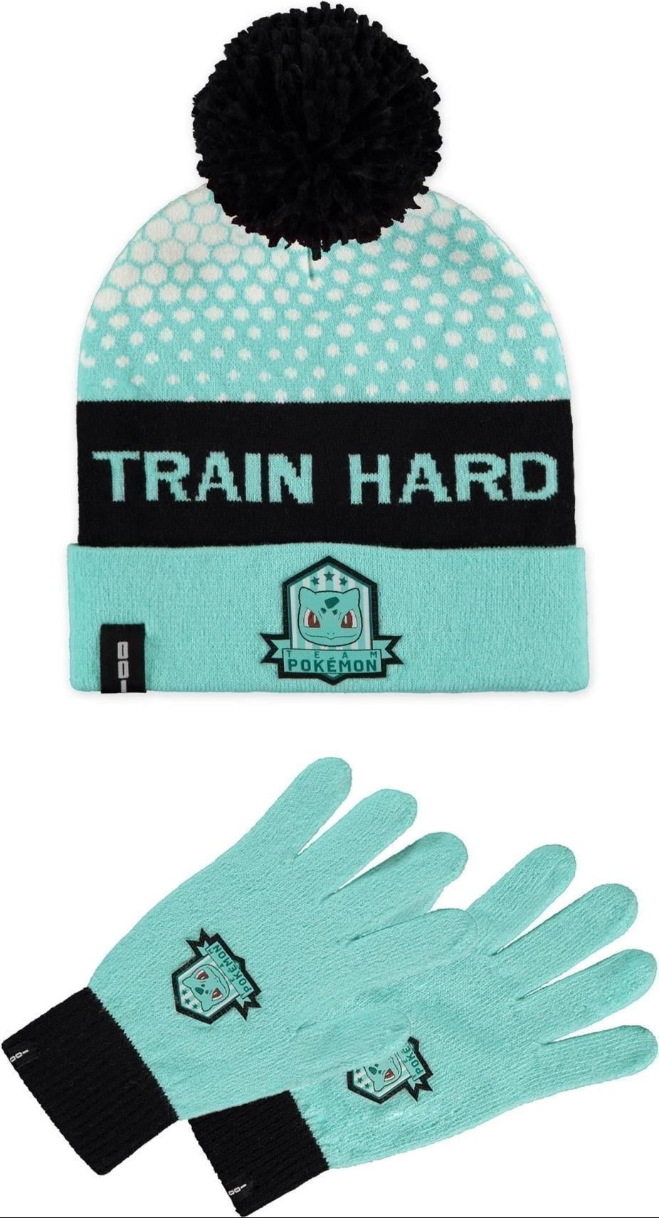 Pokemon: Mens Giftset Beanie & Knitted Gloves Multicolor (Set Berretto+Guanti)