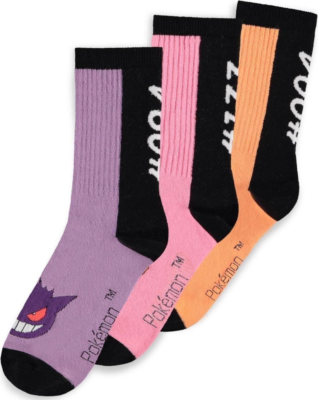 Pokemon: 3 Pack Multicolor (Sport Socks / Calzini Sportivi Unisex Tg. 35/38)