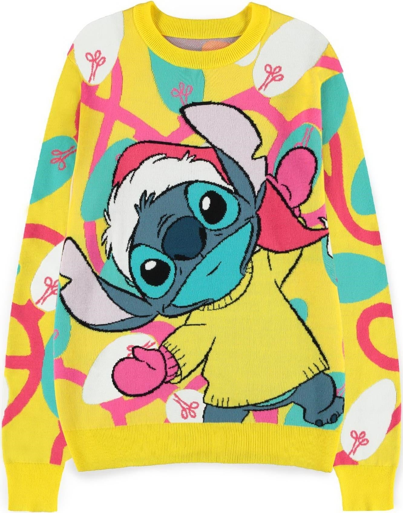 Disney: Lilo & Stitch - Christmas - Multicolor (Maglione Unisex Tg. L)