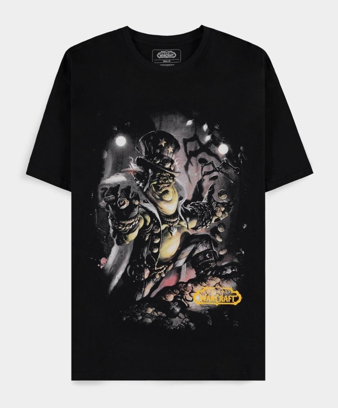 World Of Warcraft - Trade Prince - Mens Short Sleeved T-Shirt - L Short Sleeved T-Shirts M Black