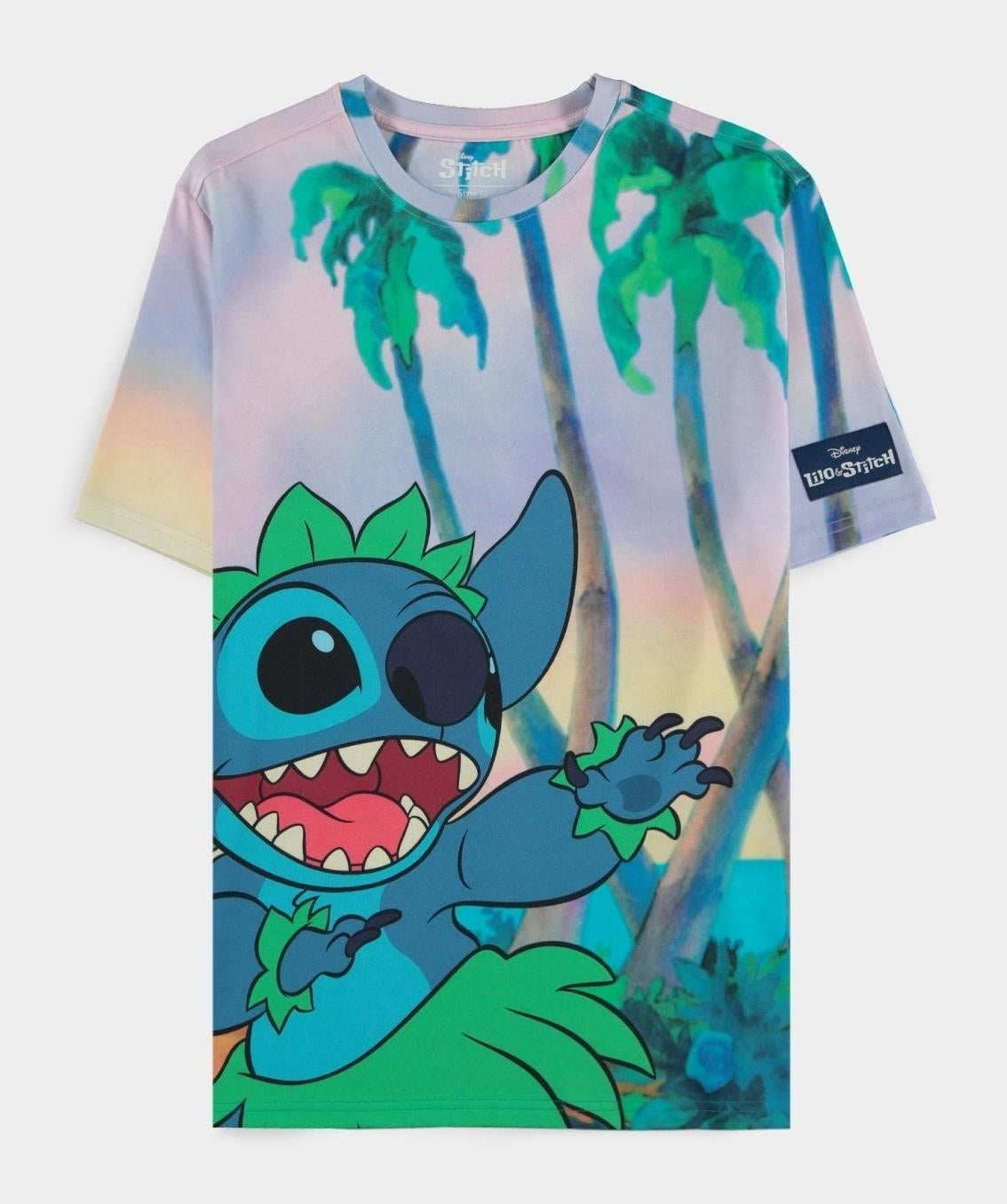 Disney: Lilo & Stitch - Aop Women Multicolor (T-Shirt Donna Tg. 2XL)