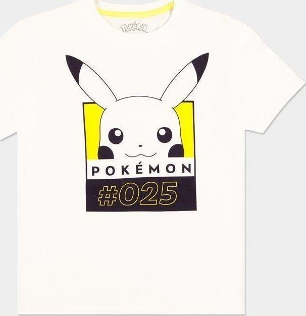 Pokemon: Difuzed - #025 - Womens Short Sleeved T-Shirt - 2Xl Short Sleeved T-Shirts F White