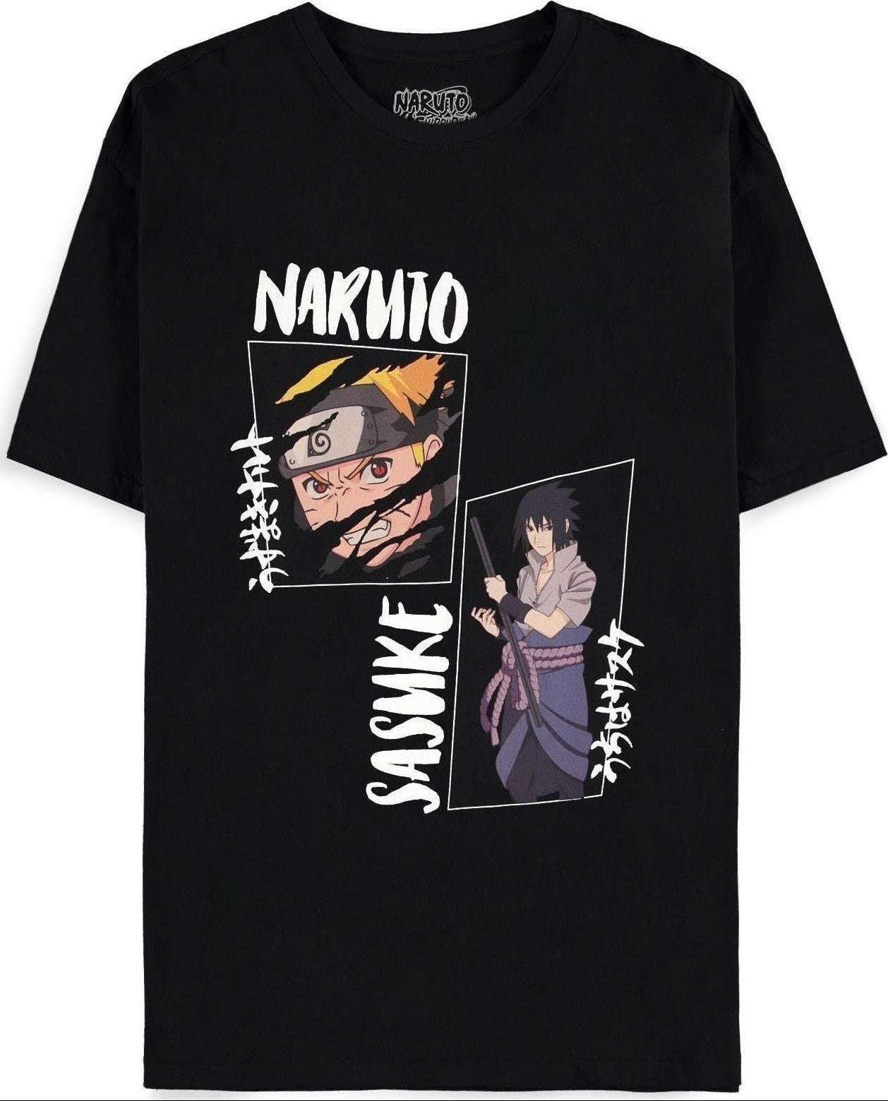 Naruto Shippuden: Mens Black 01 (T-Shirt Unisex Tg. XL)