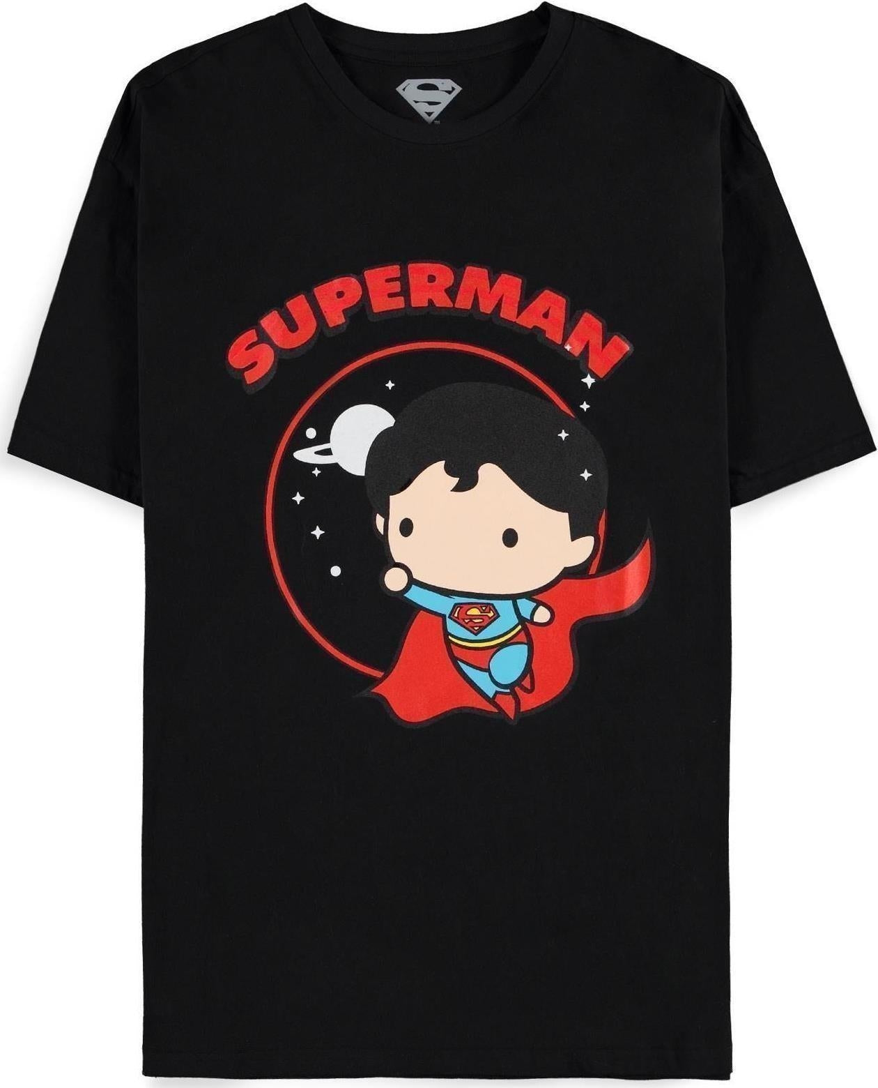 Dc Comics: Superman - Mens Black (T-Shirt Unisex Tg. S)