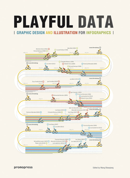 Cover of Playful data. Graphic design and Illustration for infographics