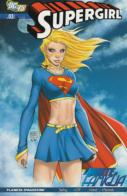Cover of morte in famiglia. Supergirl