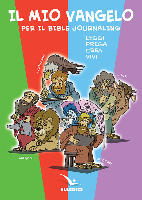 Cover of mio vangelo per il bible journaling. Leggi, prega, crea, vivi