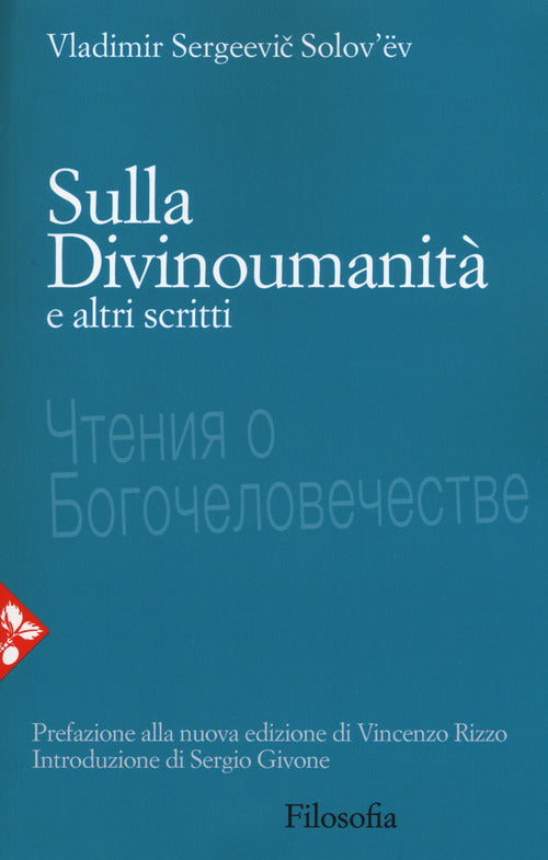 Cover of Sulla divinoumanità e altri scritti