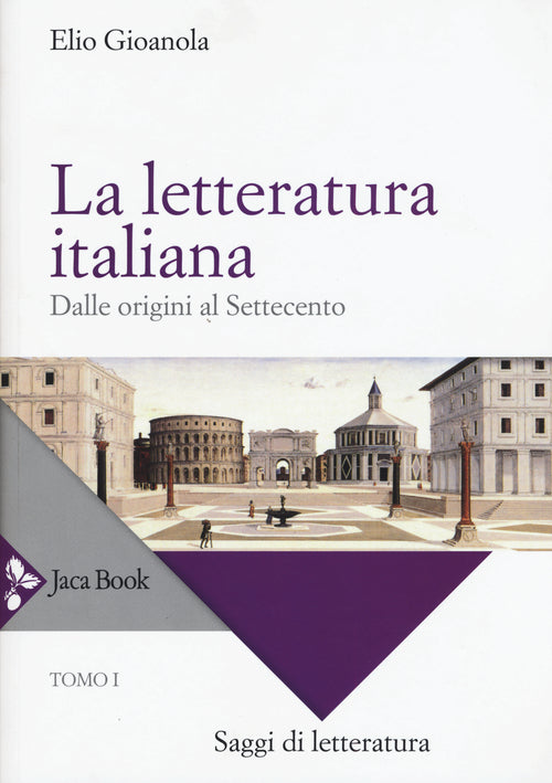 Cover of letteratura italiana