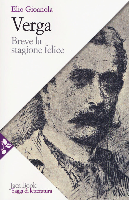 Cover of Verga. Breve la stagione felice
