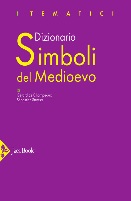 Cover of Dizionario Simboli del Medioevo