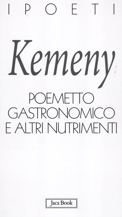 Cover of Poemetto gastronomico e altri nutrimenti