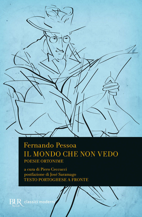 Cover of mondo che non vedo. Poesie ortonime. Testo portoghese a fronte