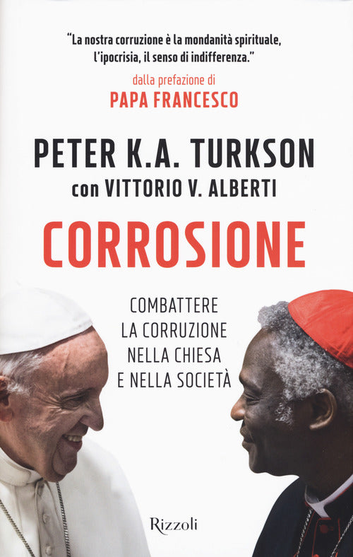 Cover of Corrosione. Combattere la corruzione nella Chiesa e nella società