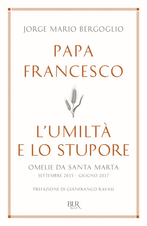 Cover of umiltà e lo stupore. Omelie da Santa Marta. Settembre 2015-giugno 2017