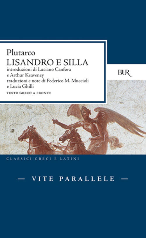 Cover of Vite parallele. Lisandro e Silla. Testo greco a fronte