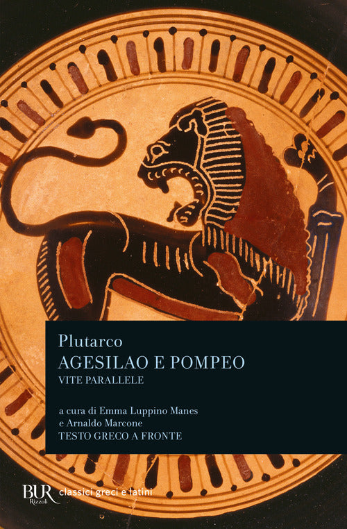 Cover of Vite parallele. Agesilao e Pompeo. Testo greco a fronte