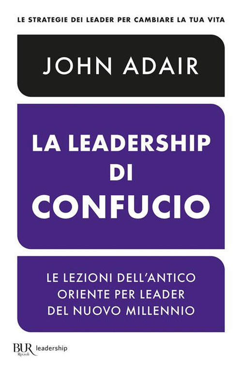 Cover of leadership di Confucio