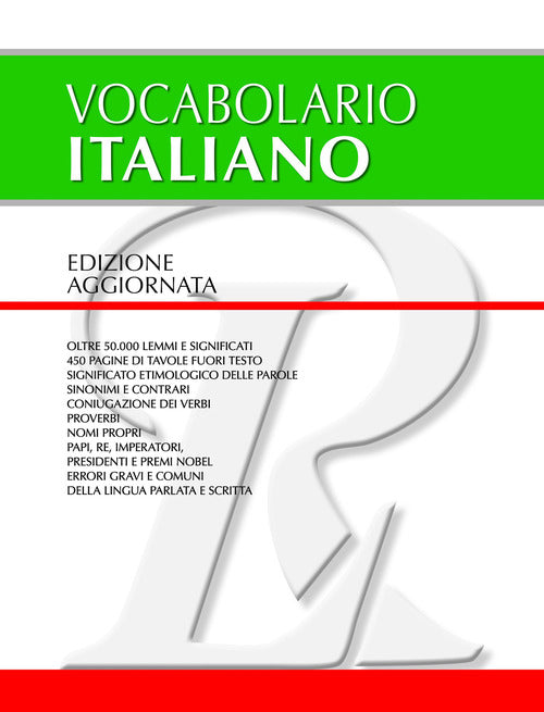 Cover of vocabolario di italiano