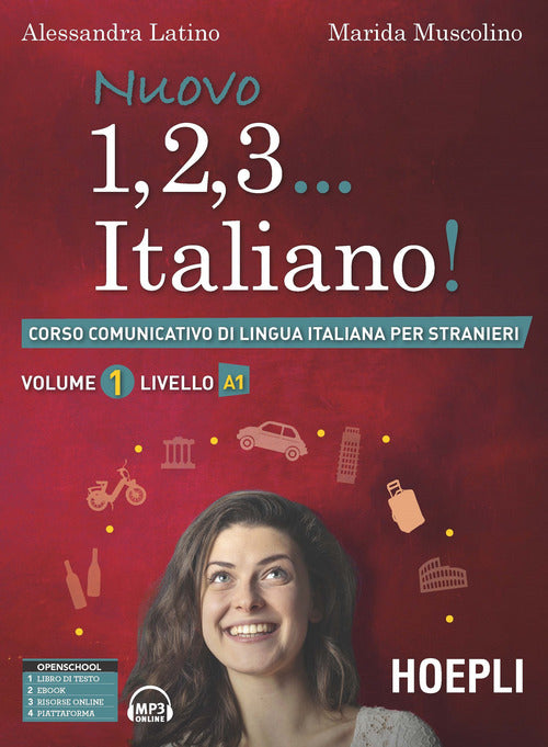 Cover of Nuovo 1, 2, 3… italiano! Corso comunicativo di lingua italiana per stranieri