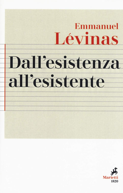 Cover of Dall'esistenza all'esistente