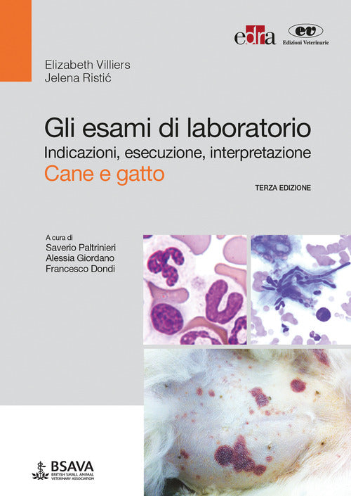 Cover of esami di laboratorio. Indicazioni, esecuzione, interpretazione. Cane e gatto
