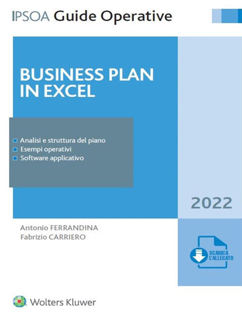 Cover of Business plan in Excel