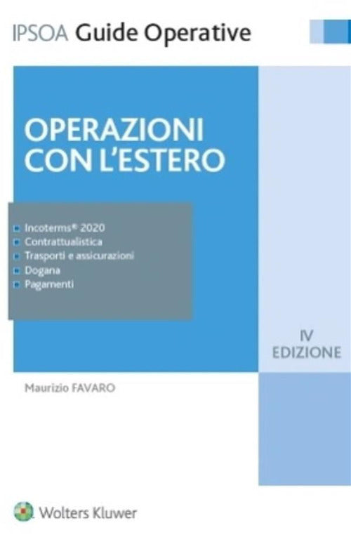 Cover of Operazioni con l'estero