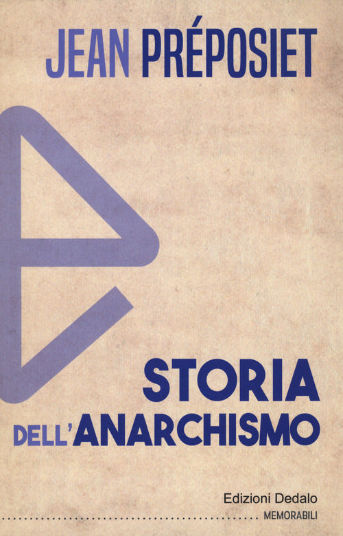 Cover of Storia dell'anarchismo