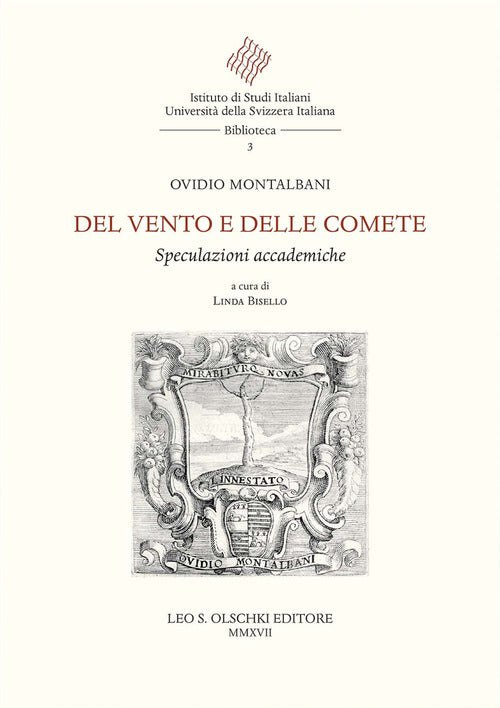 Cover of Del vento e delle comete. Speculazioni accademiche
