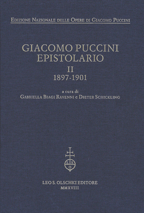 Cover of Giacomo Puccini. Epistolario