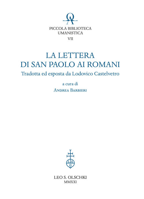Cover of lettera di San Paolo ai romani. Tradotta ed esposta da Lodovico Castelvetro