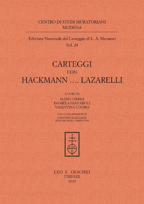 Carteggi con Hackmann...Lazzarelli