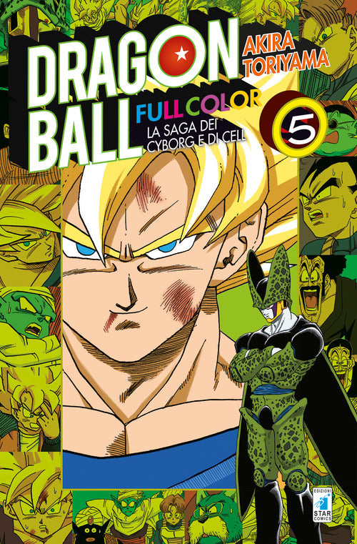 Cover of saga dei cyborg e di Cell. Dragon Ball full color