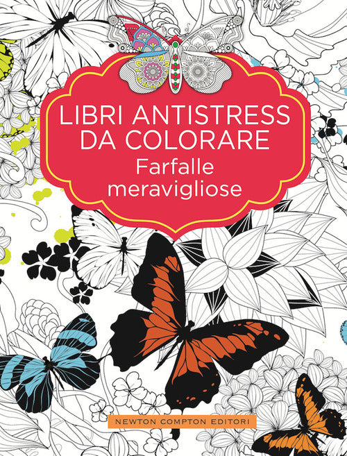 Cover of Farfalle meravigliose. Libri antistress da colorare