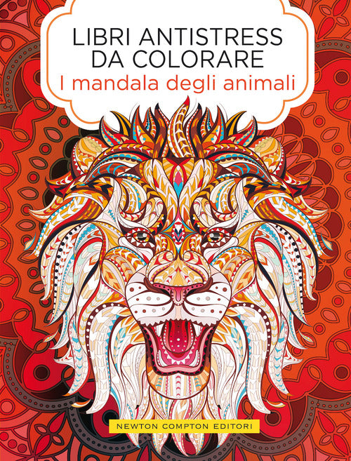 Cover of mandala degli animali. Libri antistress da colorare