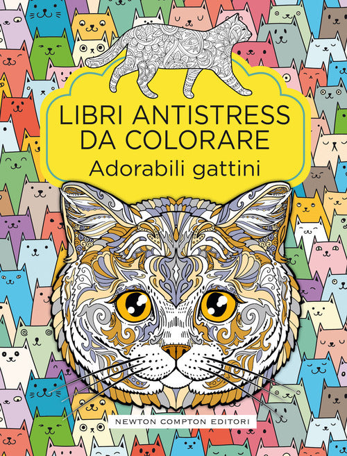 Cover of Adorabili gattini. Libri antistress da colorare