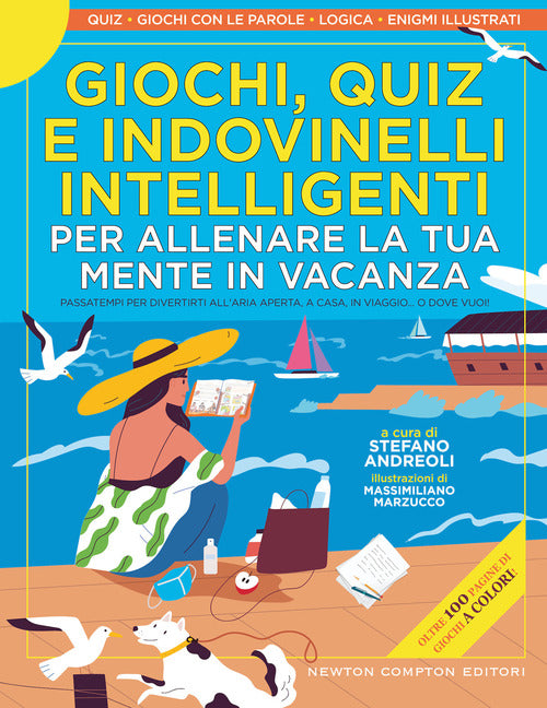 Cover of Giochi, quiz e indovinelli intelligenti per allenare la tua mente in vacanza