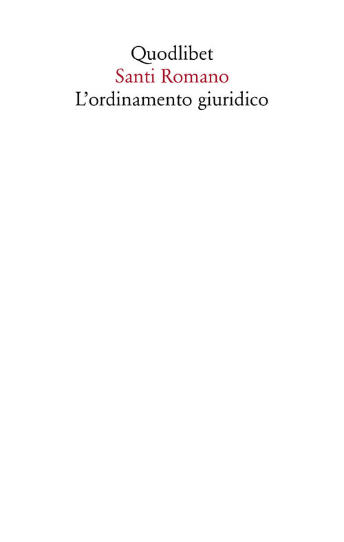 Cover of ordinamento giuridico