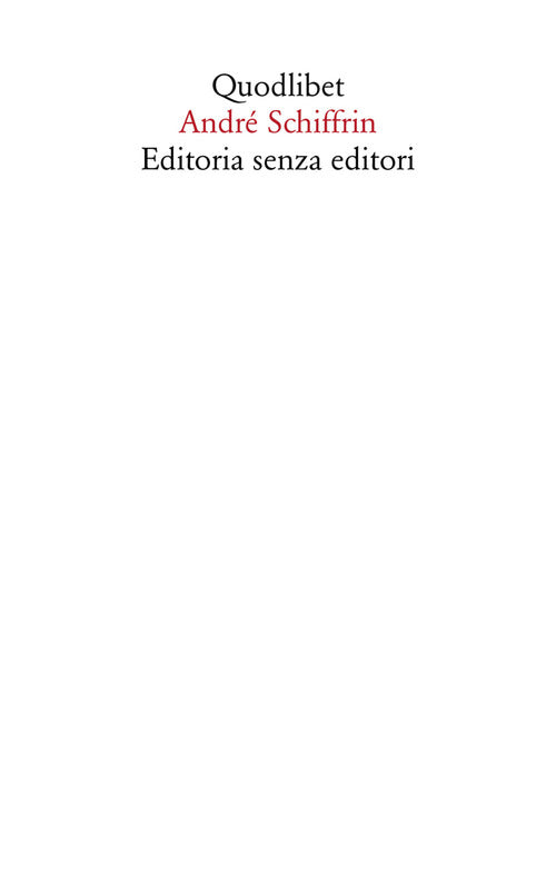Cover of Editoria senza editori