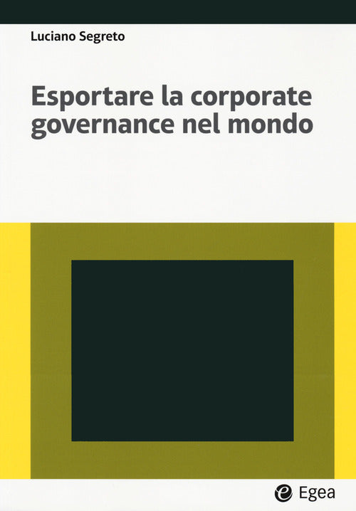 Cover of Esportare la corporate governance nel mondo