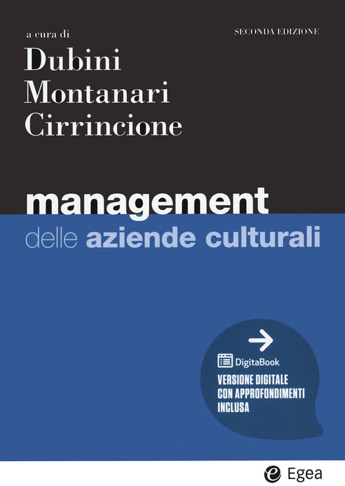 Cover of Management delle aziende culturali