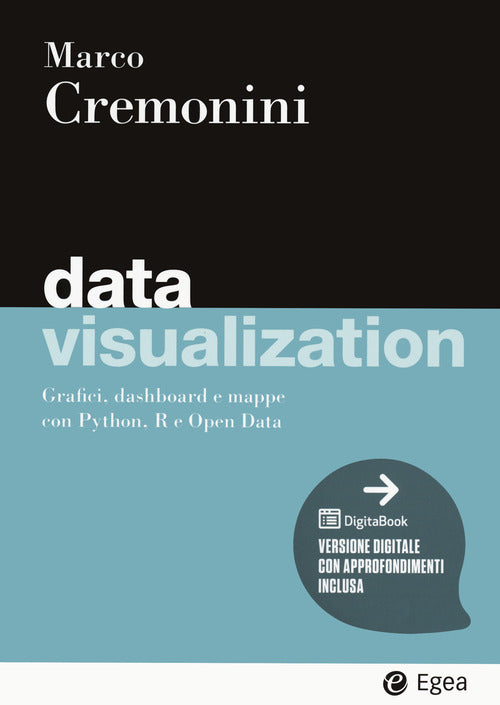 Cover of Data visualization. Grafici, dashboard e mappe con Python, R e Open Data
