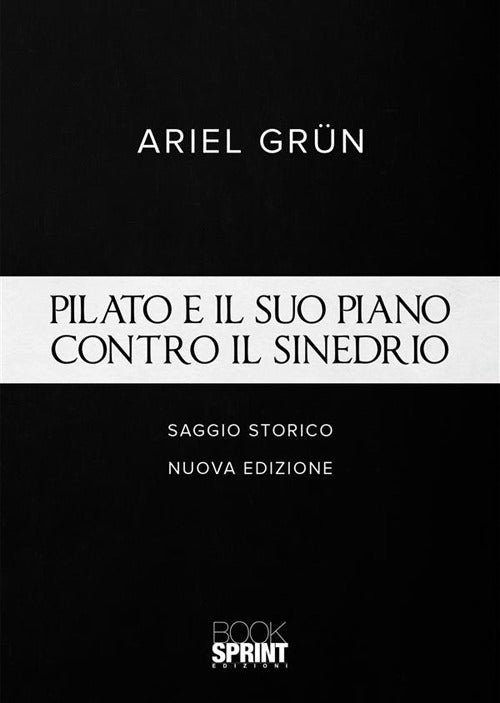 Cover of Pilato e il suo piano contro il sinedrio