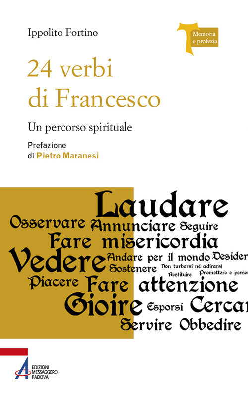 Cover of 24 verbi di Francesco. Un percorso spirituale